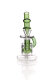 Black Leaf Recycler Dab Rig oil water pipe with banger green