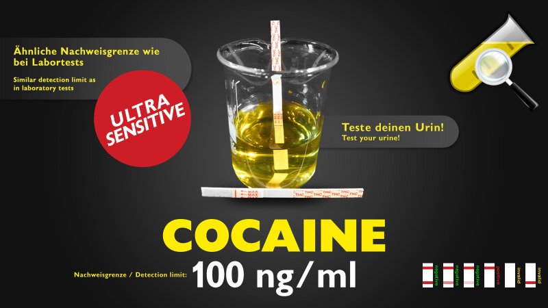 CleanU Coca product Test Sensitive 100 ng/ml