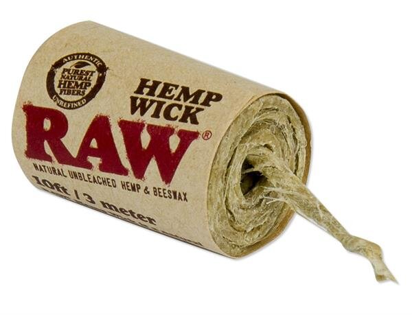 RAW Hemp Wick fuse 3m