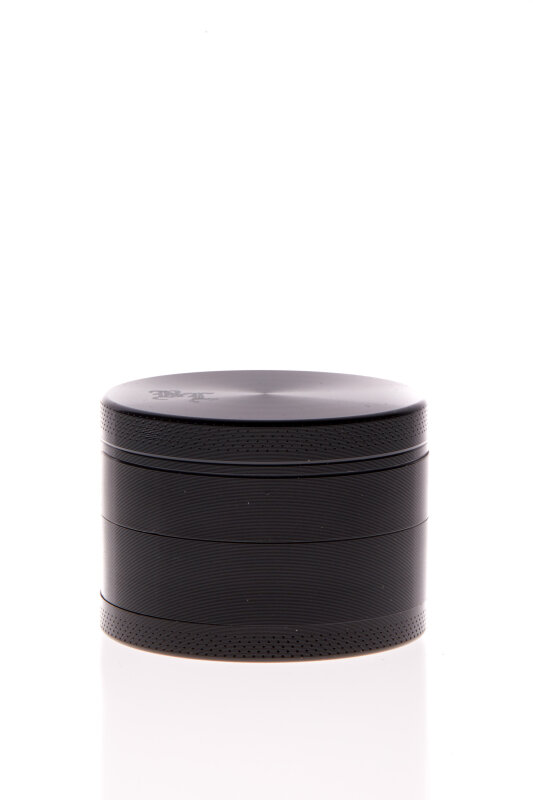 Aluminum mill Black Leaf 4 parts Ø 49 mm black