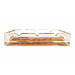RAW ashtray glass rectangular 16cm