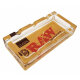 RAW ashtray glass rectangular 16cm