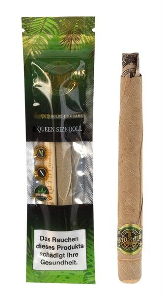 Gold Palms Tendu Blunt Wraps Queen Size 1 piece