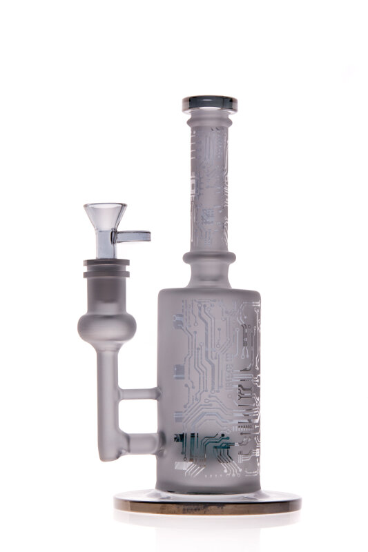 Blaze Perc. water pipe PCB 4mm drum percolator gray