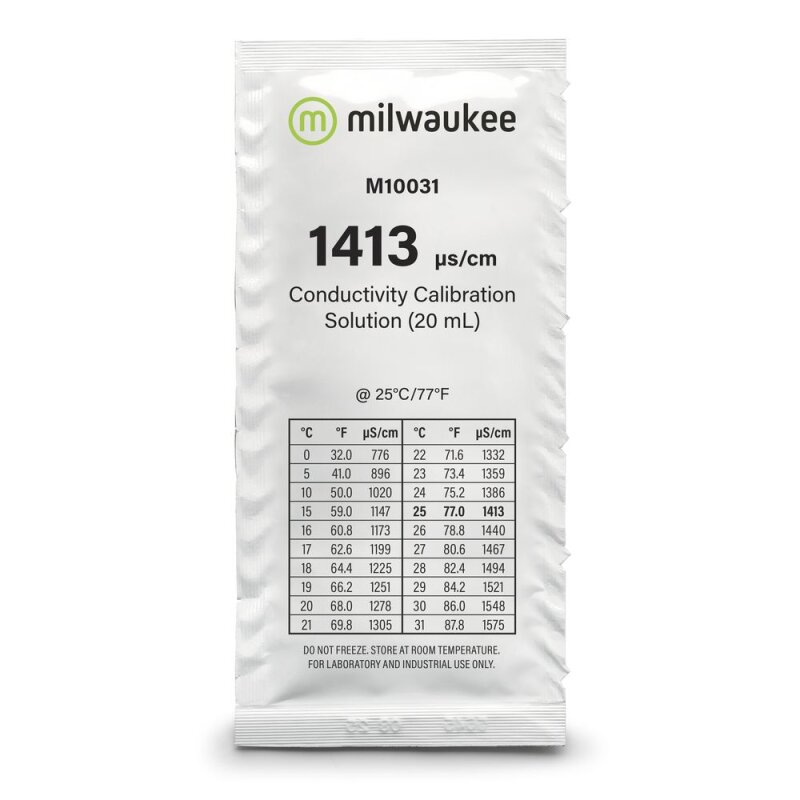 Milwaukee calibration fluid EC 1.413 20 ml