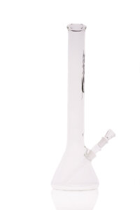 Zenit Bong Beaker 5mm clear Megacut mit Kickloch Logo schwarz 18,8