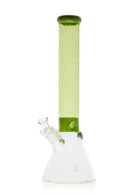Blaze piston water pipe 7mm Sandblast ice green