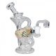 Black Leaf Recycle water pipe GLOW IN THE DARK
