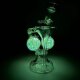 Black Leaf Recycle water pipe GLOW IN THE DARK