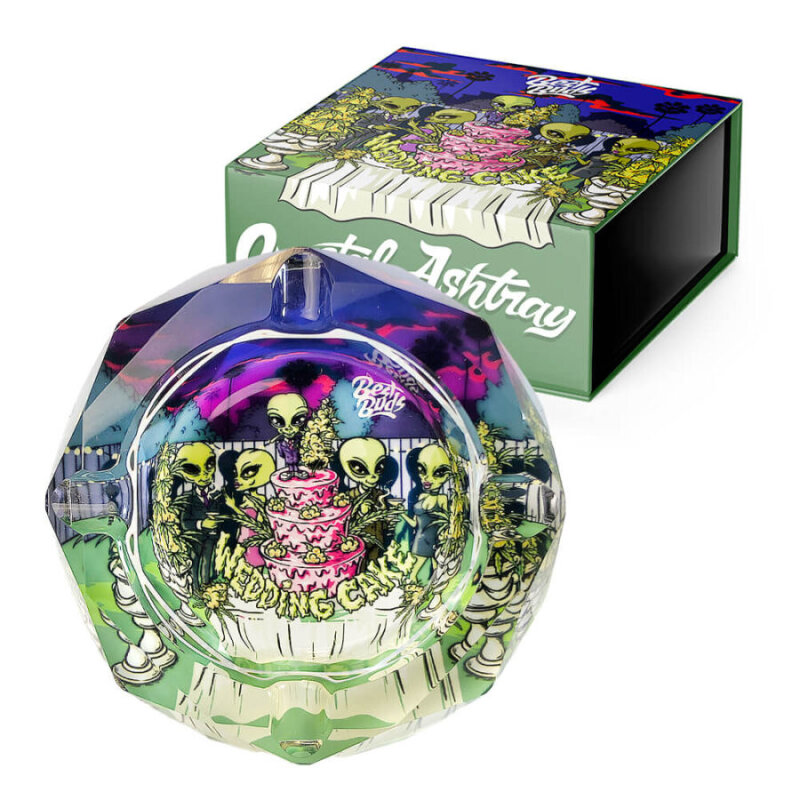 Ashtray glass Best Buds - Wedding Cake