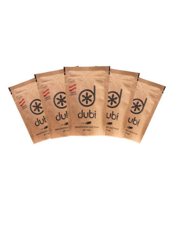 dubi 5 x 42er Bundle Superflow Aktivkohlefilter