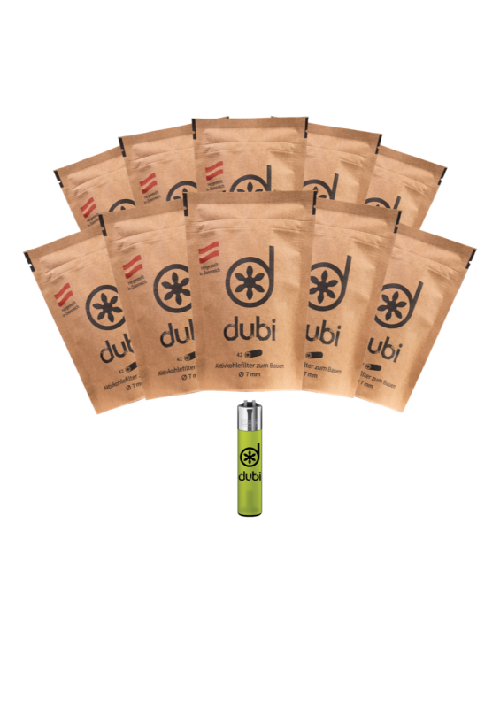 dubi 10 x 42er Bundle + limited dubi Feuerzeug