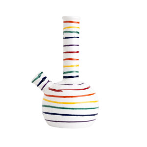 Gmundner ceramic water pipe, rainbow H: 20 cm