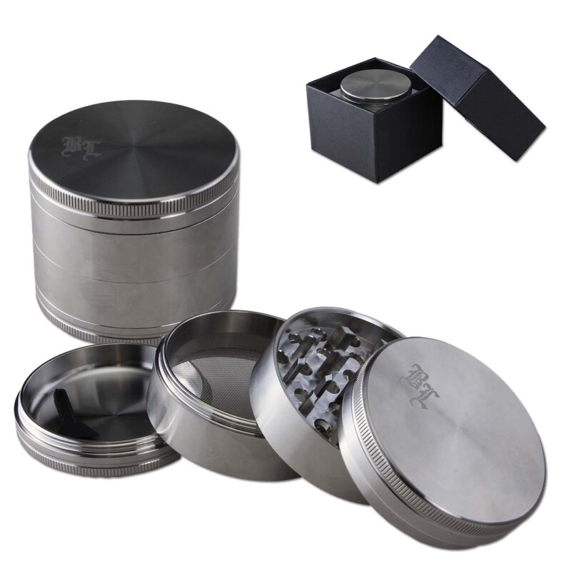 Stainless steel grinder Black Leaf 63mm h=52mm