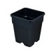 PotKing container square black 11 L