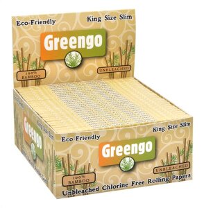 Greengo BAMBOO Unbleached King Size Slim Paper