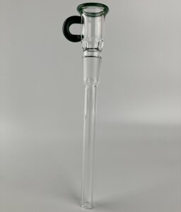 Plaisir Siebkopf mit Stiel Gmundner Farbrand grün 18,8