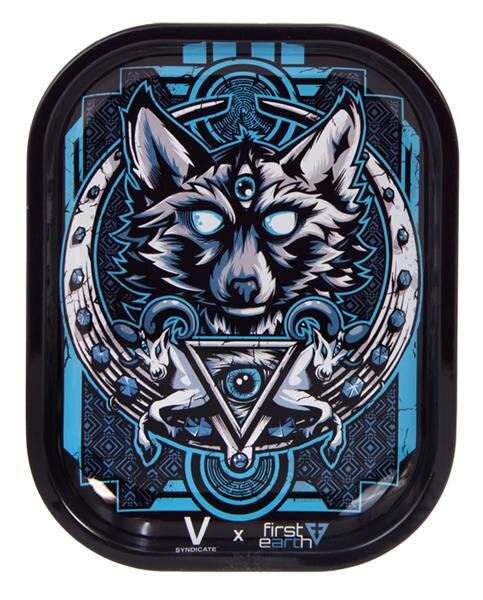 Dreh-Tablett - Rolling Tray "Wolf"