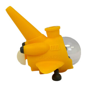 Submarine Yellow Silicone Bong 13 cm