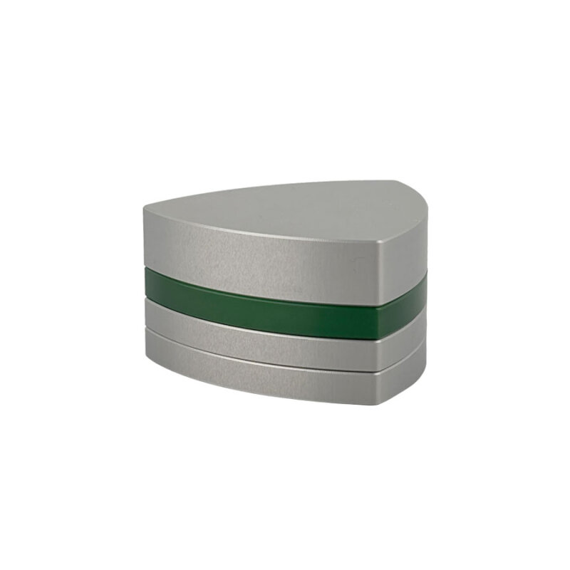 Gleichdick Alu Grinder 4-teilig Natur/Grün