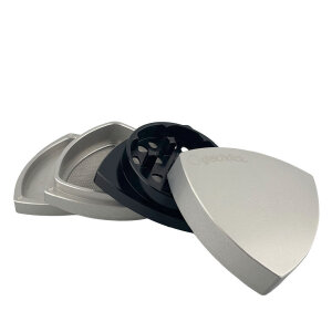 Gleichdick Alu Grinder 4-teilig Natur/Schwarz