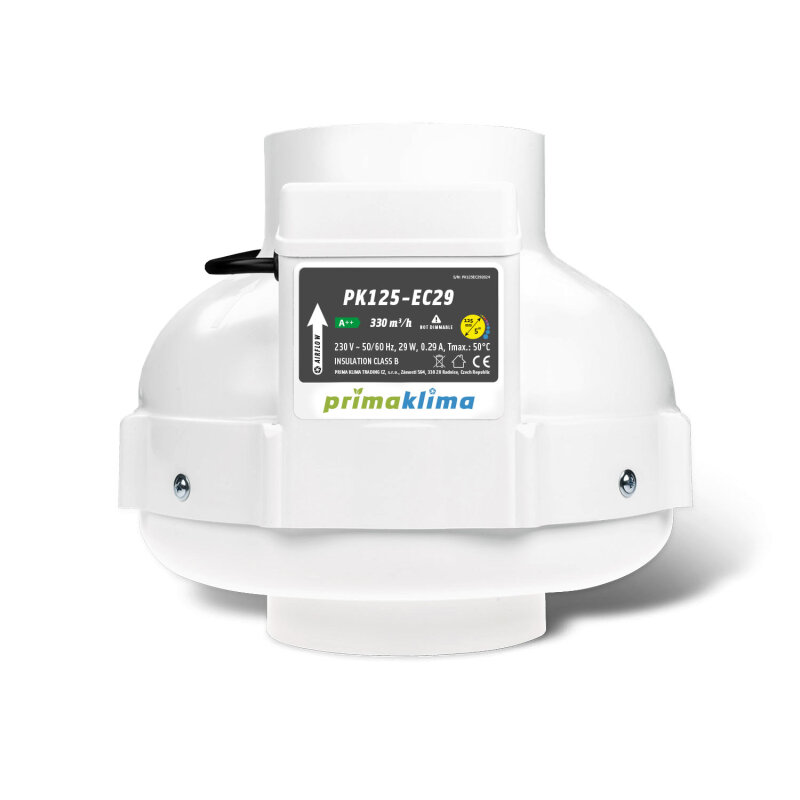 RVK Prima Klima 125mm, 330 m³/h One Speed, nicht dimmbar