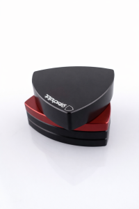 Gleichdick Alu Grinder 4-teilig Schwarz/Rot