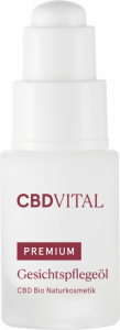 CBD VITAL PREMIUM CBD Bio Kosmetik Gesichtspflegeöl 20ml