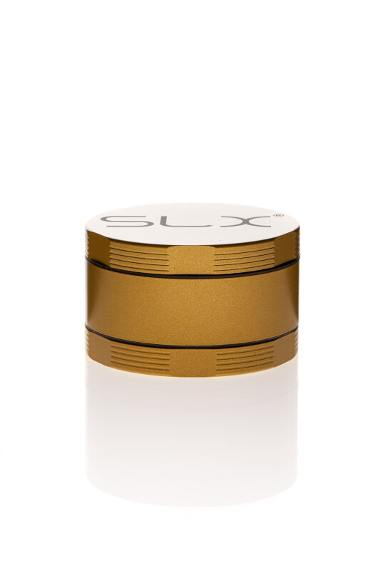 SLX Aluggrinder 2.5 Non Sticky 4-piece Ø 62mm Yellow Gold