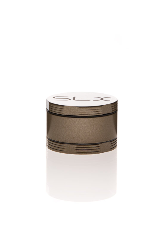 SLX aluminum grinder 2.5 Non Sticky 4-piece Ø 50mm Champagne Gold