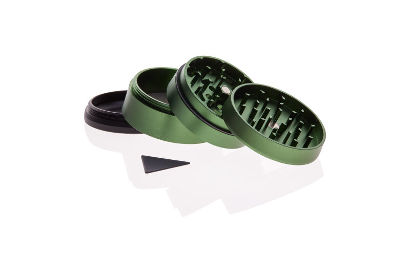 Solinder After Grow GRÜN Alu-Grinder 4-teilig Ø 62mm