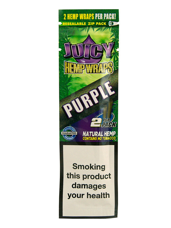 Juicy Jays Hemp Wraps Purple 2 pieces