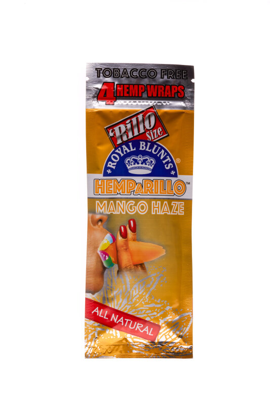 Royal Blunts Hemparillo Hemp Wraps Mango Haze 4 pieces