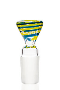 Plaisir Flutschkopf Farbspirale gelb-türkis 18,8