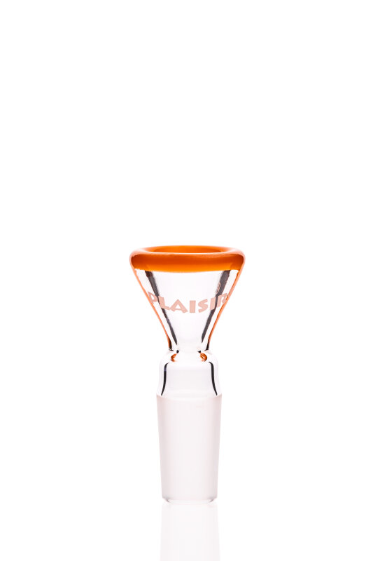 Plaisir Flutschkopf groß Farbrand orange 14,5