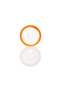 Plaisir Flutschkopf groß Farbrand orange 14,5
