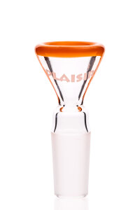 Plaisir Flutschkopf groß Farbrand orange 14,5