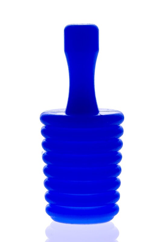 Rubber stopper handle 18.8 blue