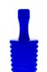 Rubber stopper handle 18.8 blue