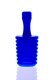 Rubber stopper handle 18.8 blue