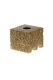 Stone wool cube Grodan 7 x 7 cm small hole