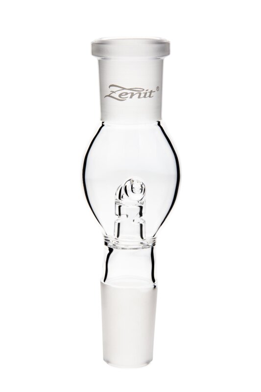 Zenit activated carbon adapter clear 18.8 with glass sieve