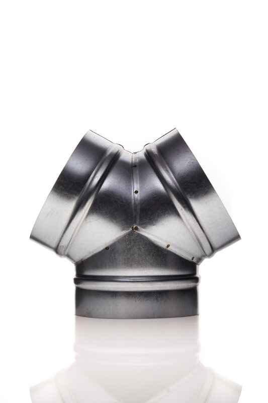 Y piece 200 mm metal