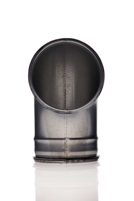 Elbow piece 90° 160 mm metal