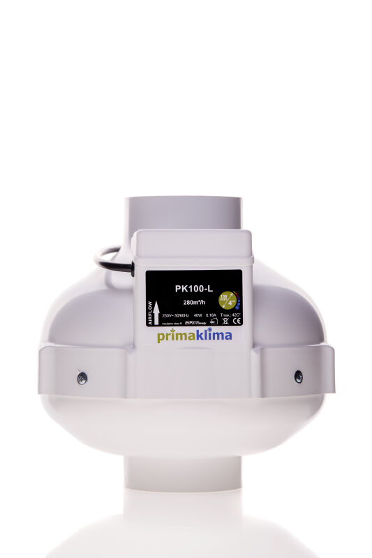 RVK 100 mm Prima Klima 280 m³/h